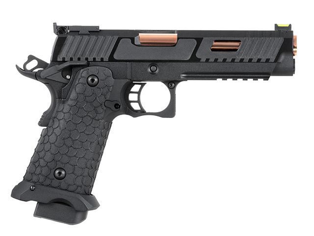 Страйкбольний пістолет SRC Colt1911 Baba Yaga GBB/CO2 Black 15721 фото