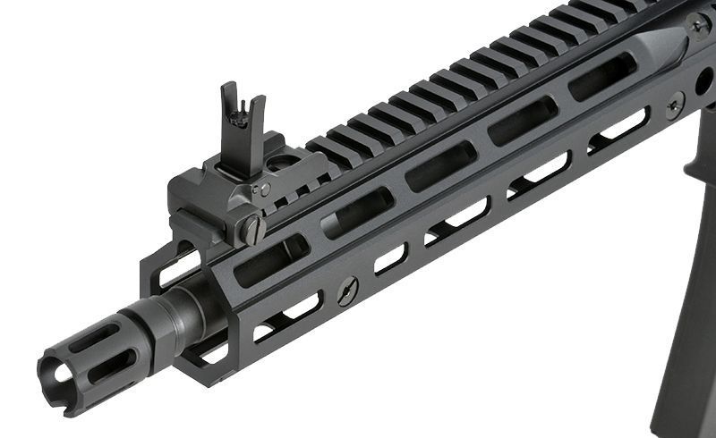 Страйкбольна штурмова гвинтівка Golden Eagle Replica GBBR DD4 MK18 RIII 11,5" Black 33542 фото