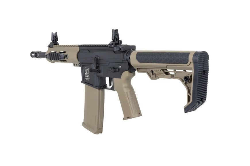 Страйкбольна штурмова гвинтівка Specna Arms SA-F04-RL FLEX Light Ops Stock/ New Receiver HAL ETU Half-Tan 33955 фото