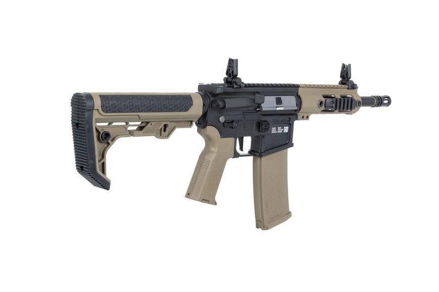 Страйкбольна штурмова гвинтівка Specna Arms SA-F04-RL FLEX Light Ops Stock/ New Receiver HAL ETU Half-Tan 33955 фото