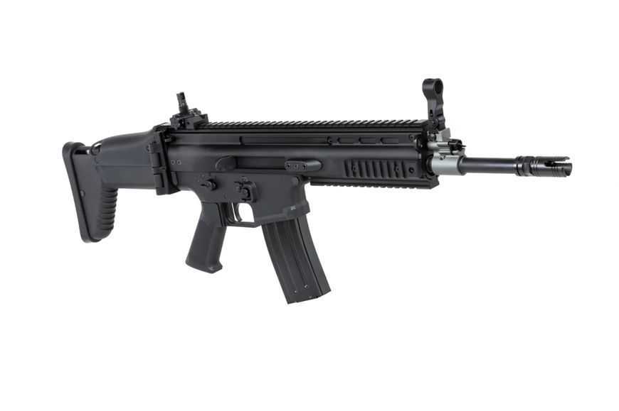Страйкбольна штурмова гвинтівка Cybergun x FN HERSTAL SCAR-L airsoft Assault Carbine with Carrying Case Black 33281 фото