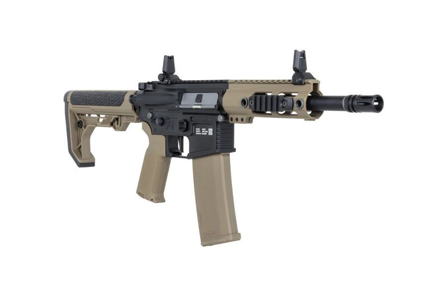 Страйкбольна штурмова гвинтівка Specna Arms SA-F04-RL FLEX Light Ops Stock/ New Receiver HAL ETU Half-Tan 33955 фото