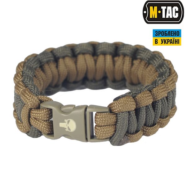 Браслет паракордовий M-Tac Каратель Olive/Khaki Size S 8225-s фото