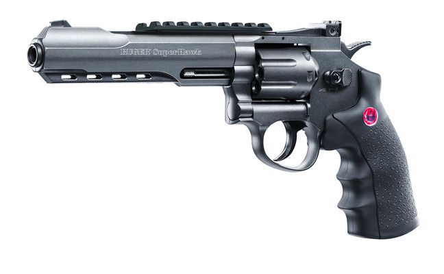 Страйкбольний револьвер Umarex Ruger SuperHawk 6 CO2 Black 19000 фото