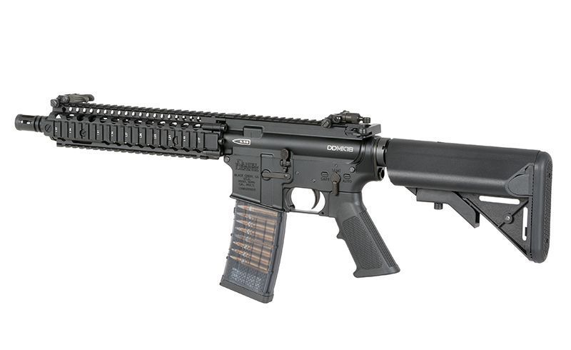 Страйкбольна штурмова гвинтівка EMG Daniel Defense DDMK18 GBBr Replic Black 33543 фото