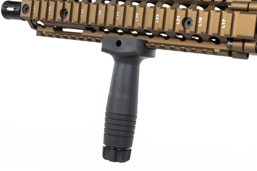 Страйкбольна штурмова гвинтівка Specna Arms Daniel Defense MK18 SA-E19 EDGE HAL ETU Single Fire Only Chaos Bronze 33174 фото