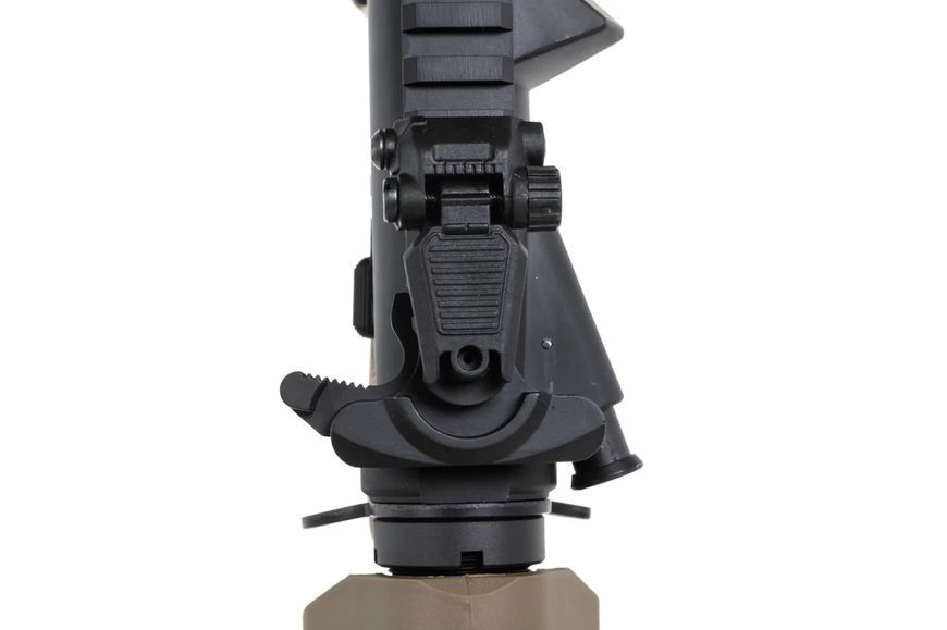 Страйкбольна штурмова гвинтівка Specna Arms Daniel Defense MK18 SA-E19 EDGE HAL ETU Single Fire Only Chaos Bronze 33174 фото