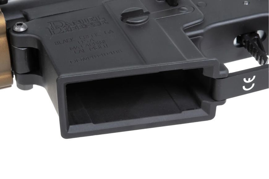Страйкбольна штурмова гвинтівка Specna Arms Daniel Defense MK18 SA-E19 EDGE HAL ETU Single Fire Only Chaos Bronze 33174 фото