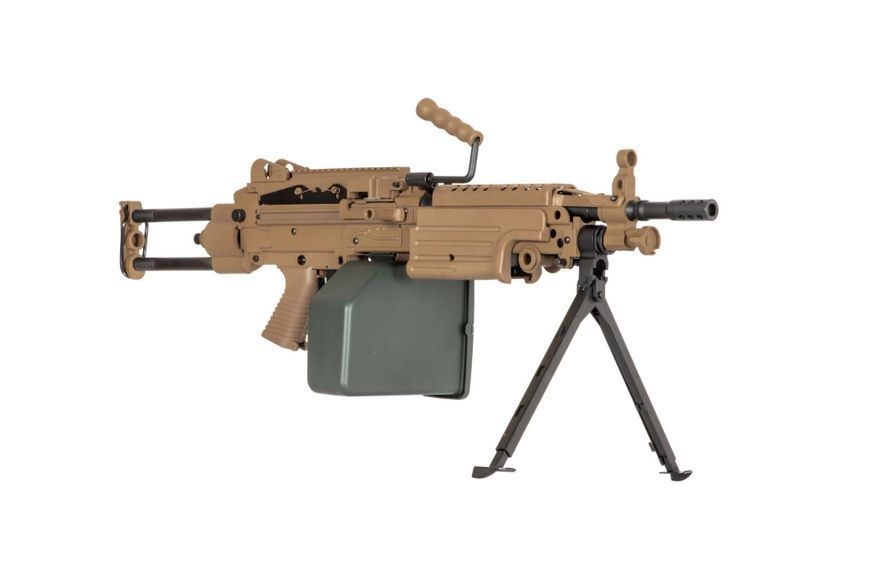 Страйкбольний кулемет Specna Arms SA-249 Para Core Tan 34150 фото