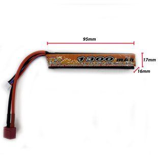Акумулятор VBPower Li-Po 7.4V 1300mAh 20/40C Mini Tamiya 31882 фото
