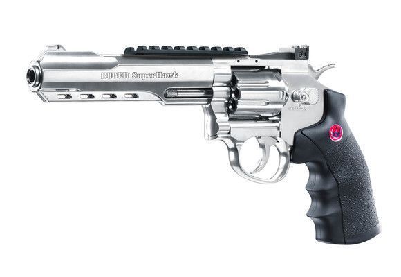 Страйкбольний револьвер Umarex Ruger SuperHawk 6" CO2 Silver 19001 фото