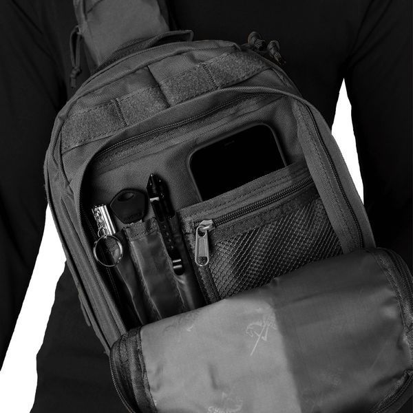 Сумка однолямочна Camo-Tec YQS 15 Black 24572 фото