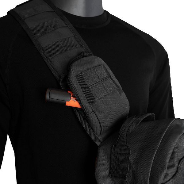 Сумка однолямочна Camo-Tec YQS 15 Black 24572 фото