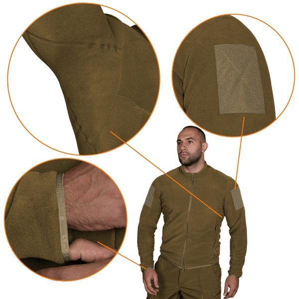 Кофта Camo-Tec Patrol 2.0 Himatec Pro Coyote Size XS 30510-xs фото