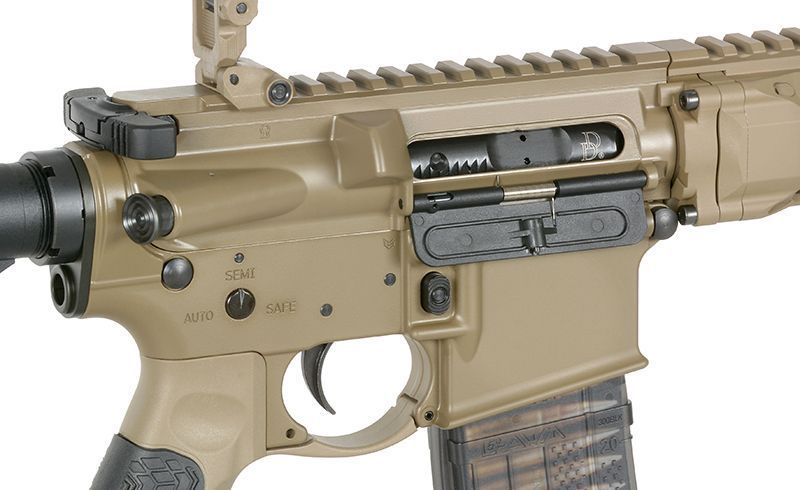 Страйкбольна штурмова гвинтівка EMG Daniel Defense DDPM4PDW GBBr Replica Tan 33544 фото