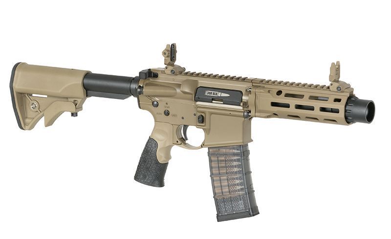 Страйкбольна штурмова гвинтівка EMG Daniel Defense DDPM4PDW GBBr Replica Tan 33544 фото