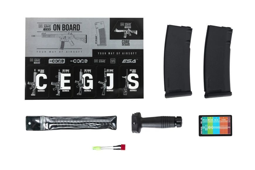 Страйкбольна штурмова гвинтівка Specna Arms SA-C03 CORE HAL ETU Gen.2 airsoft Carbine Black 33284 фото