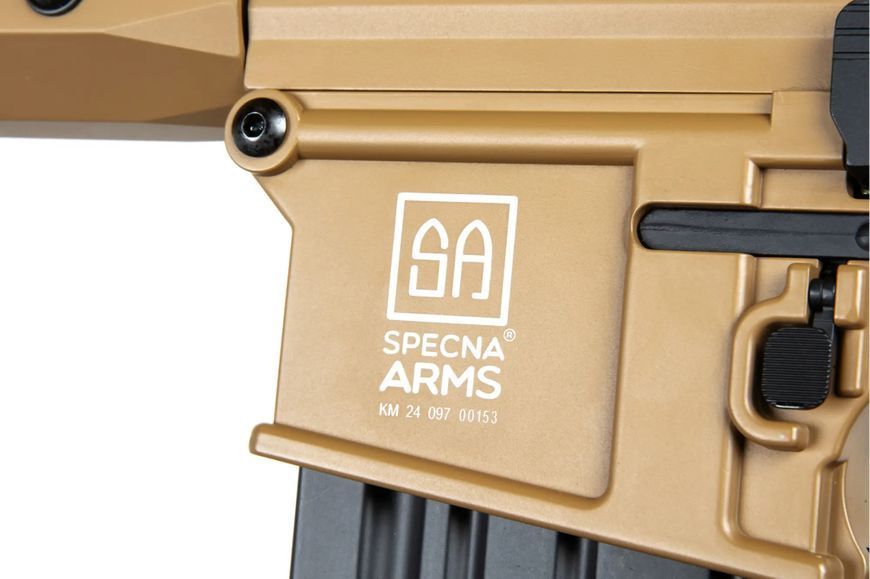 Страйкбольна снайперська гвинтівка Specna Arms SA-E35 Edge Kestrel ETU Half-Tan 32417 фото
