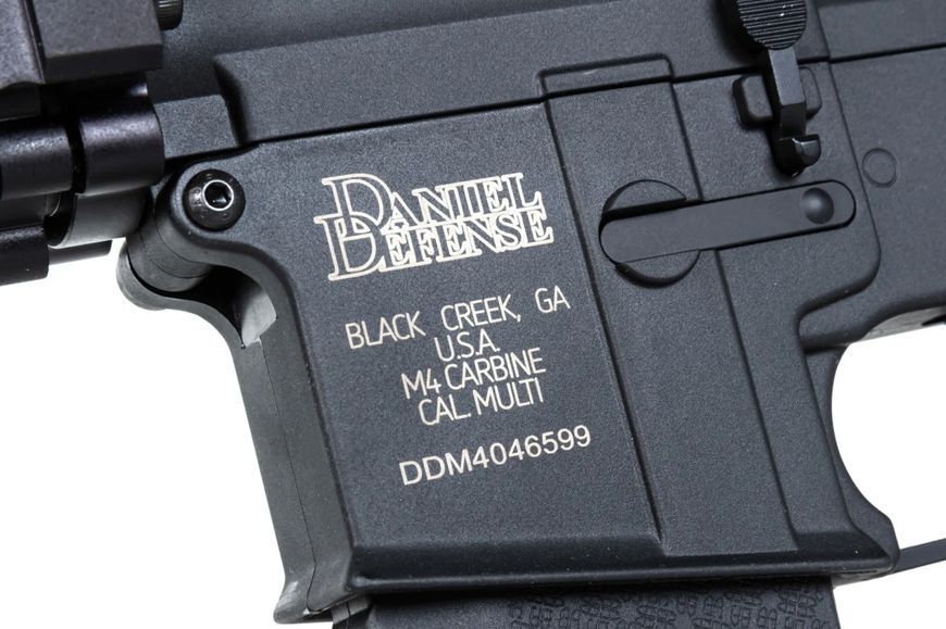 Страйкбольна штурмова гвинтівка Specna Arms Daniel Defense MK18 SA-C19 Core HAL ETU Gen.2 Black 33122 фото