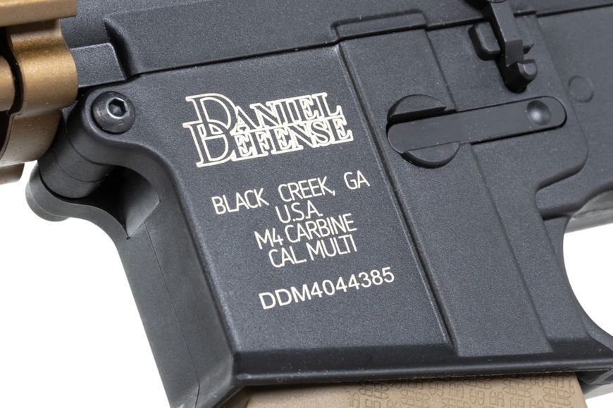 Страйкбольна штурмова гвинтівка Specna Arms Daniel Defense SA-C19 CORE HAL ETU 0.5J Chaos Bronze airsoft Carbine 33336 фото