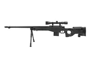 Страйкбольна снайперська гвинтівка Well MB4403D Black 25585 фото
