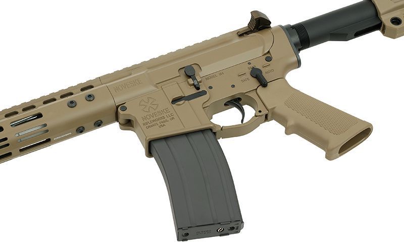 Страйкбольна штурмова гвинтівка Double Eagle Noveske N4 MWS Gen3 Gas BlowBack rifle Tan 33545 фото