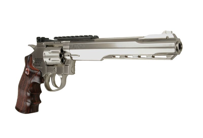 Страйкбольний револьвер Umarex Ruger SuperHawk 8 CO2 Silver 15456 фото