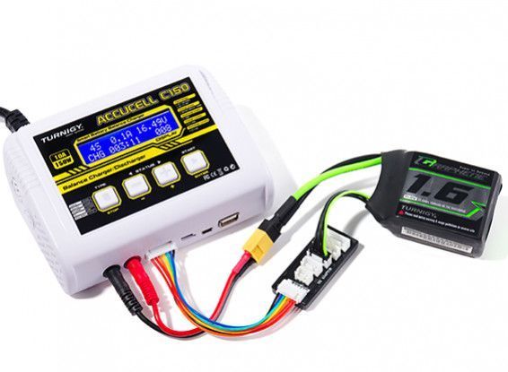 Зарядний пристрій Turnigy ACCUCELL C150 LiHV AC/DC 1~6S 10A 150W Smart Balance Charger 34989 фото