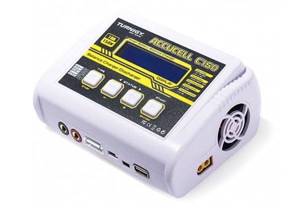 Зарядний пристрій Turnigy ACCUCELL C150 LiHV AC/DC 1~6S 10A 150W Smart Balance Charger 34989 фото