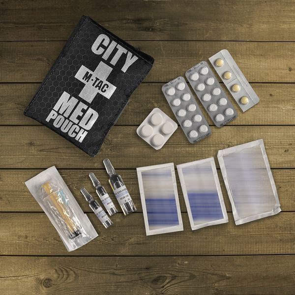 Подсумок M-Tac City Med Pouch Hex Black 22118 фото
