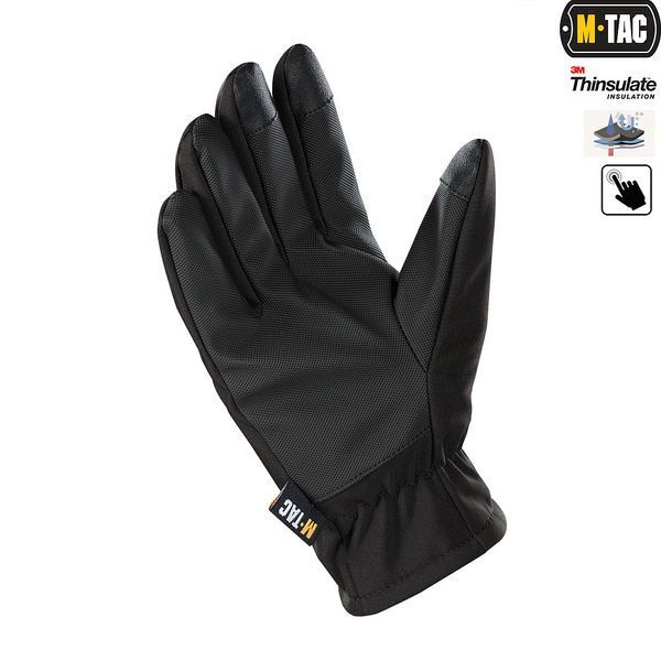 Рукавиці M-TAC Soft Shell Thinsulate Black Size M 19417-m фото