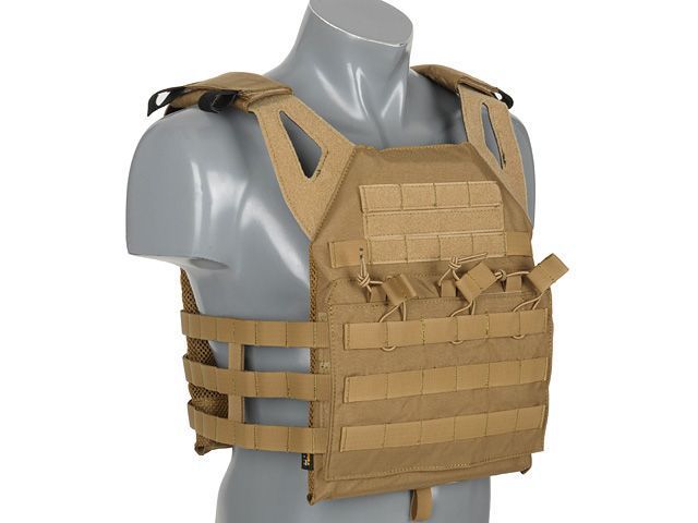 Плейт керриер 8Fields Jump Plate Carrier V2(Cordura) With Dummy Sapi Plates Coyote 24784 фото