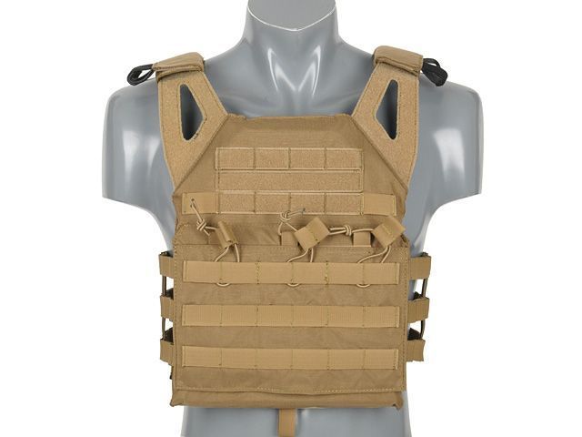 Плейт керриер 8Fields Jump Plate Carrier V2(Cordura) With Dummy Sapi Plates Coyote 24784 фото