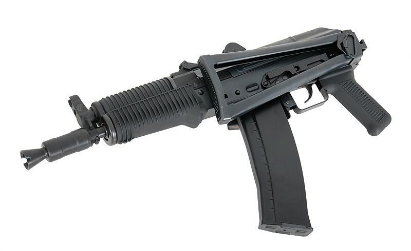 Страйкбольна штурмова гвинтiвка WE AKS-74U GBBR Airsoft Rifle black 33546 фото