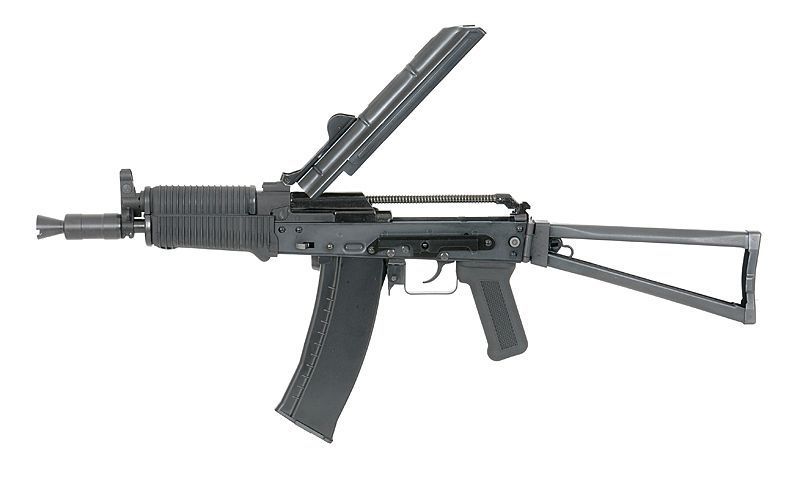 Страйкбольна штурмова гвинтiвка WE AKS-74U GBBR Airsoft Rifle black 33546 фото