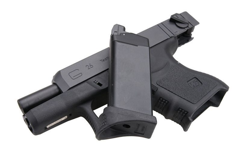 Страйкбольный пистолет WE Glock 26C Gen3 GBB BLK 10187 фото