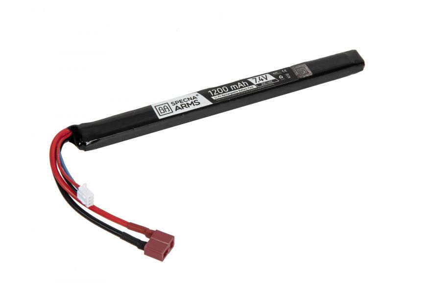 Акумулятор Specna Arms LiPo 7,4V 1200mAh 20/40C T-Connector Mono 21360 фото