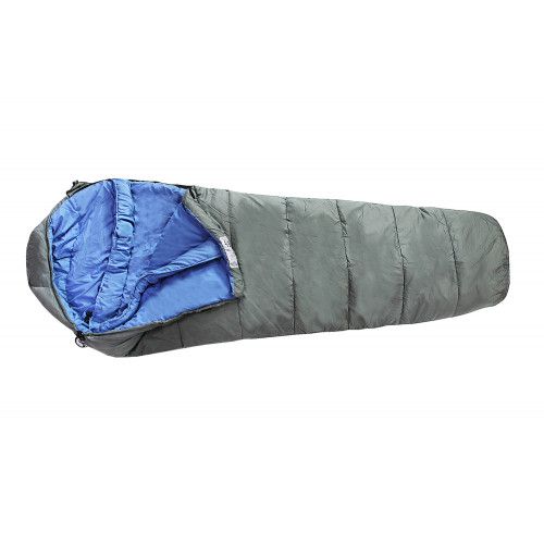 Спальний мішок Travel Extreme Worm Grey/Blue Left Zip 25993 фото