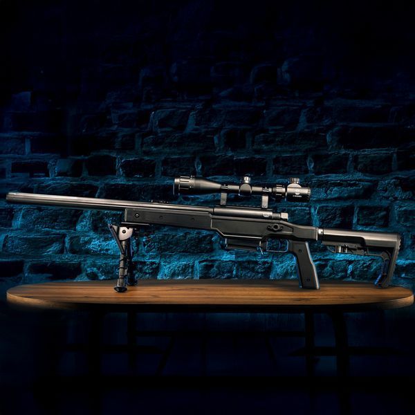 Страйкбольна снайперська гвинтівка Novritsch SSG11 2J Black 33618 фото