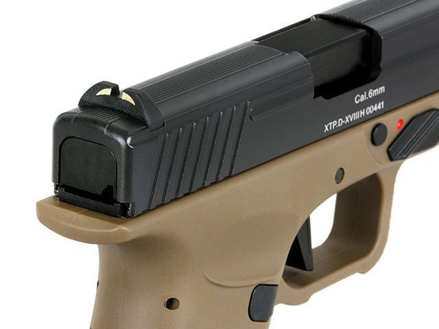 Страйкбольний пістолет APS XTP Xtreme Training Pistol Green Gas Dark Earth 19067 фото