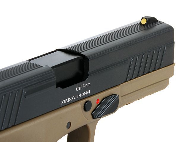 Страйкбольний пістолет APS XTP Xtreme Training Pistol Green Gas Dark Earth 19067 фото