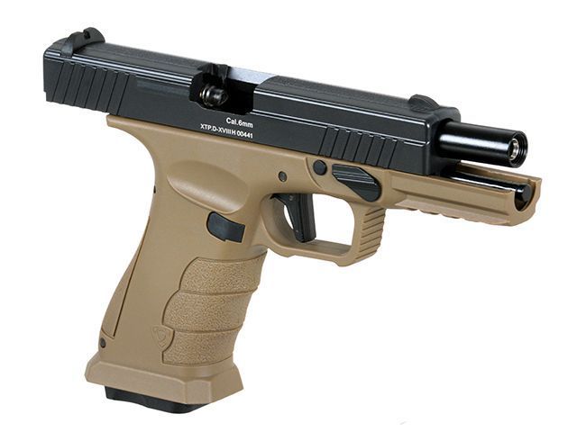 Страйкбольний пістолет APS XTP Xtreme Training Pistol Green Gas Dark Earth 19067 фото