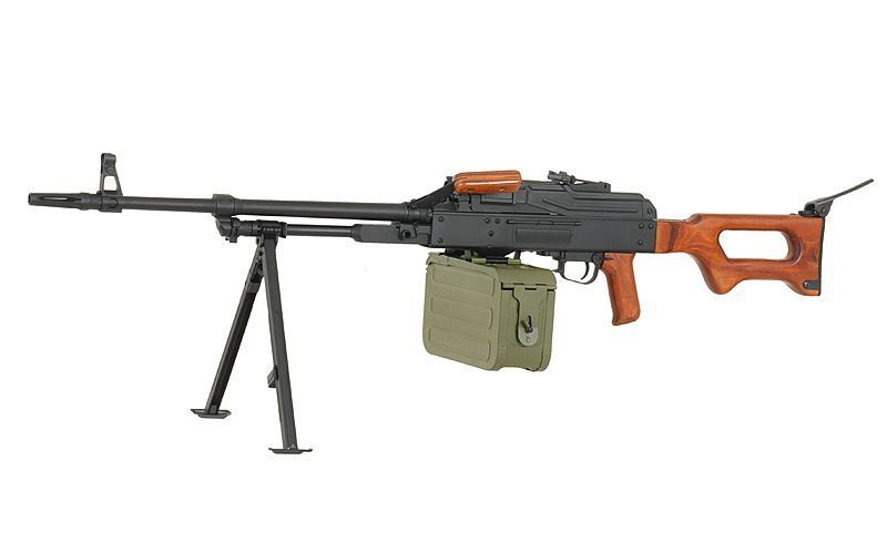 Страйкбольний кулемет PJ PKM WOOD 10761 фото