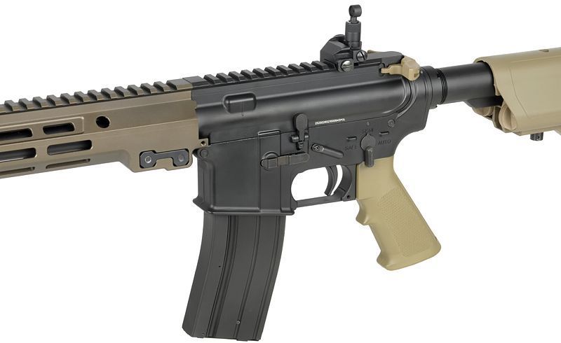 Страйкбольна штурмова гвинтівка Golden Eagle MC6595M Gas Blow-Back Rifle Tan 33547 фото