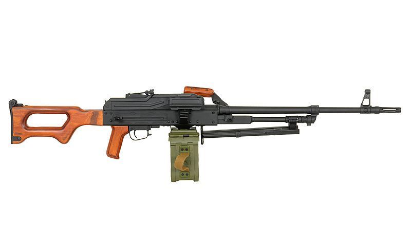 Страйкбольний кулемет PJ PKM WOOD 10761 фото