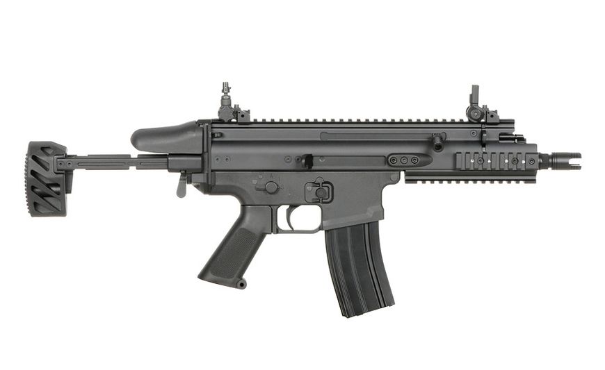 Страйкбольна штурмова гвинтівка FN Scar-SC Black 31564 фото