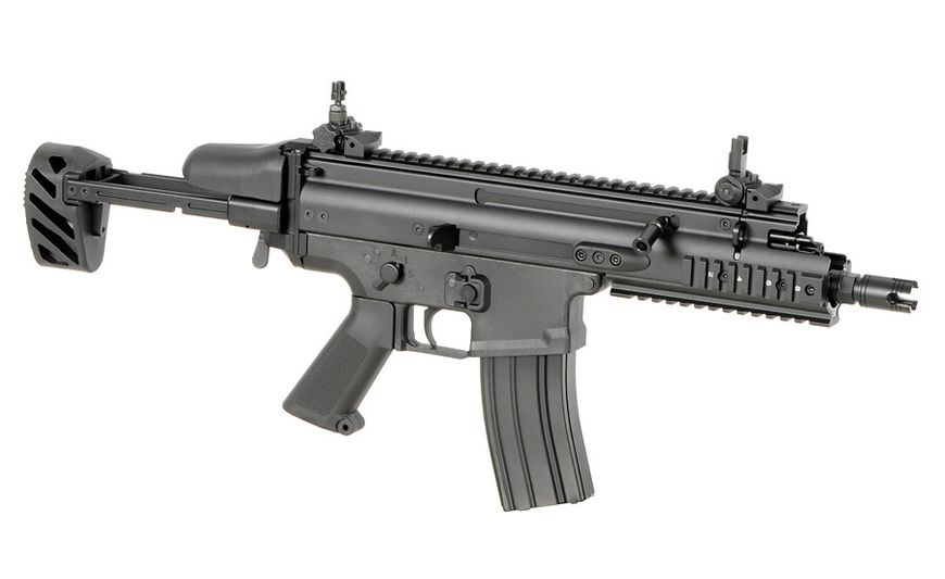 Страйкбольна штурмова гвинтівка FN Scar-SC Black 31564 фото