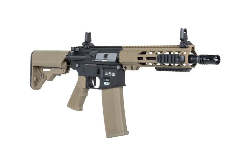 Страйкбольна штурмова гвинтівка Specna Arms SA-F08 FLEX HAL ETU Gen. 2 airsoft Carbine Half-Tan 33960 фото