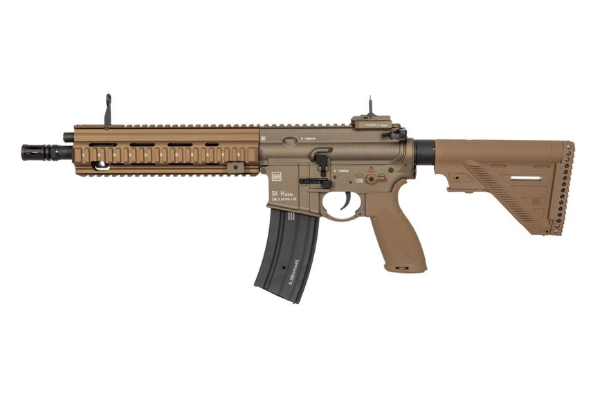 Страйкбольна штурмова гвинтівка Specna Arms HK416A5 SA-H11 Tan 19139 фото