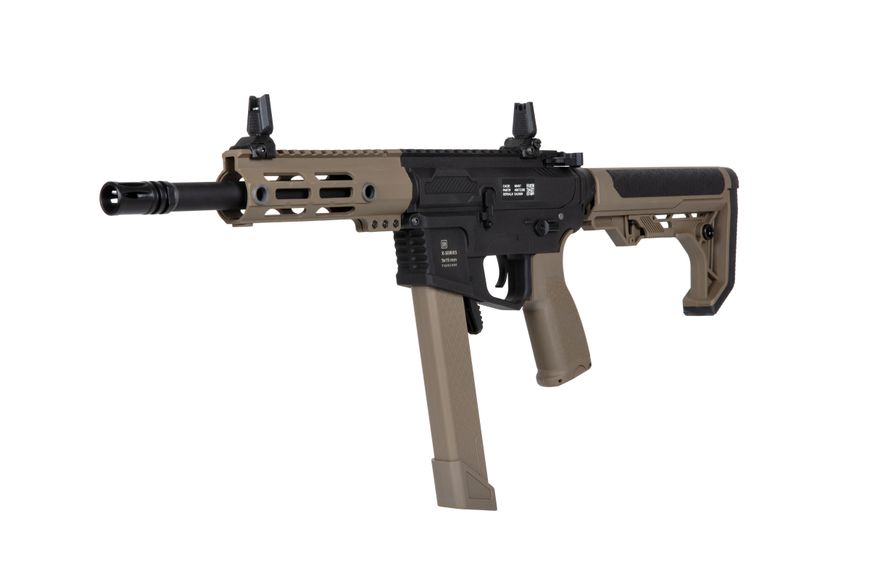 Страйкбольний пістолет-кулемет Specna Arms SA-FX01 Flex Half-Tan 30233 фото